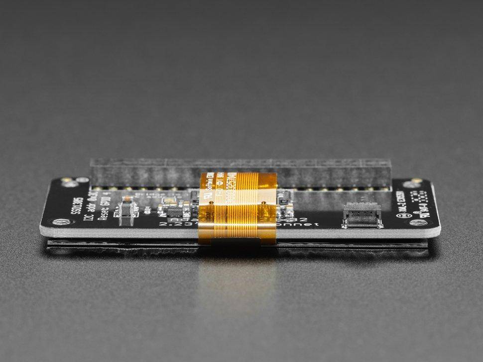 Adafruit 2.23" Monochromes OLED Bonnet für Raspberry Pi