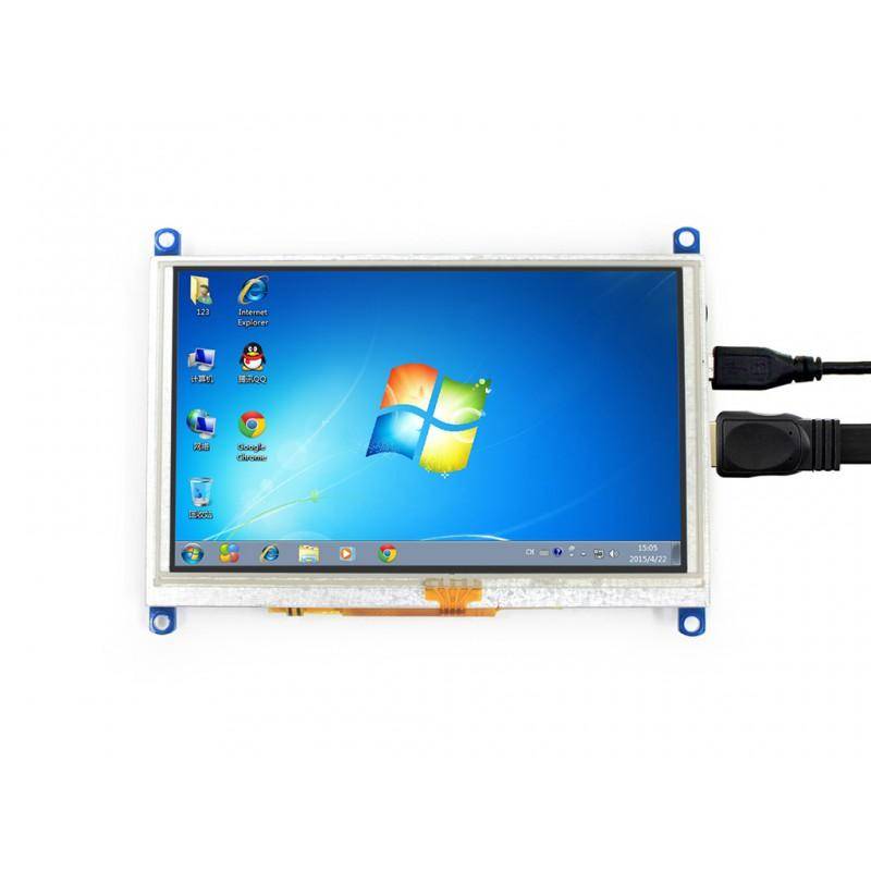 Universal 5,0" Display mit HDMI / VGA Eingang und resisitivem Touchscreen