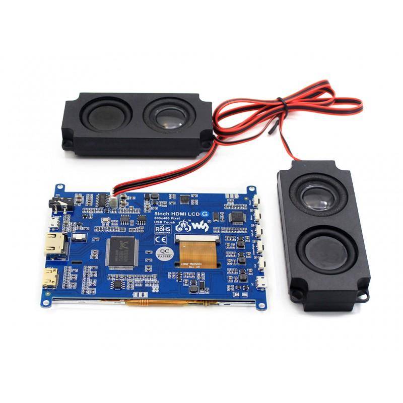 Universal 5,0" Display mit HDMI / VGA Eingang und resisitivem Touchscreen