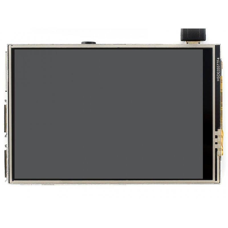 3,5" IPS Display für Raspberry Pi mit resistivem Touchscreen, 125MHz High-Speed SPI