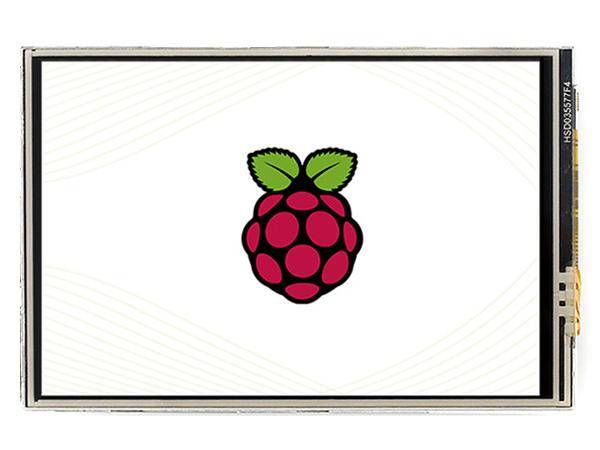 3,5" IPS Display für Raspberry Pi mit resistivem Touchscreen, 125MHz High-Speed SPI