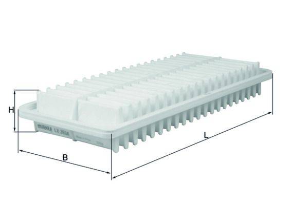 Mahle LX2634 Luftfilter