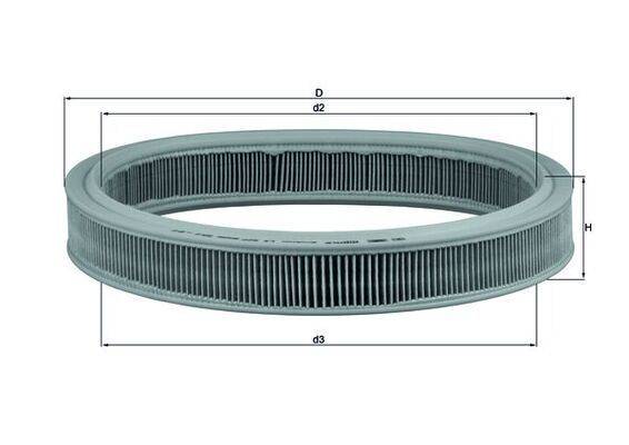 Mahle LX527 Luftfilter