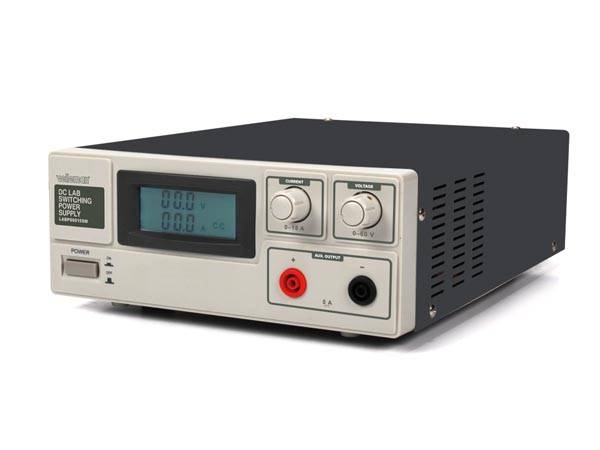 Labornetzgerät, Schaltnetzteil, einstellbar, 0-60 VDC/0-15 A, Strombegrenzung, kurzschlussfest, LCD-Anzeige, Grau
