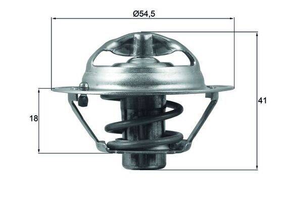 Mahle TX16282D Thermostat, Kühlmittel