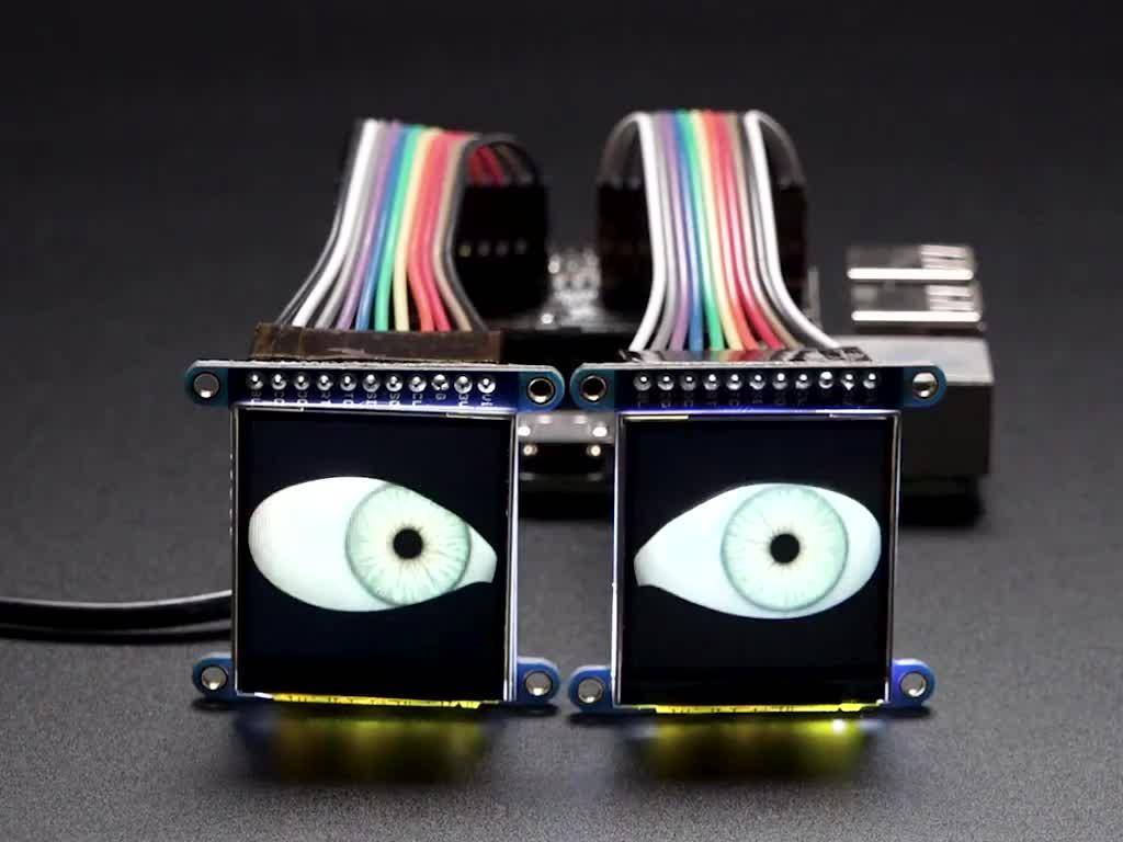 Adafruit Animierte Augen Bonnet für Raspberry Pi, Kit