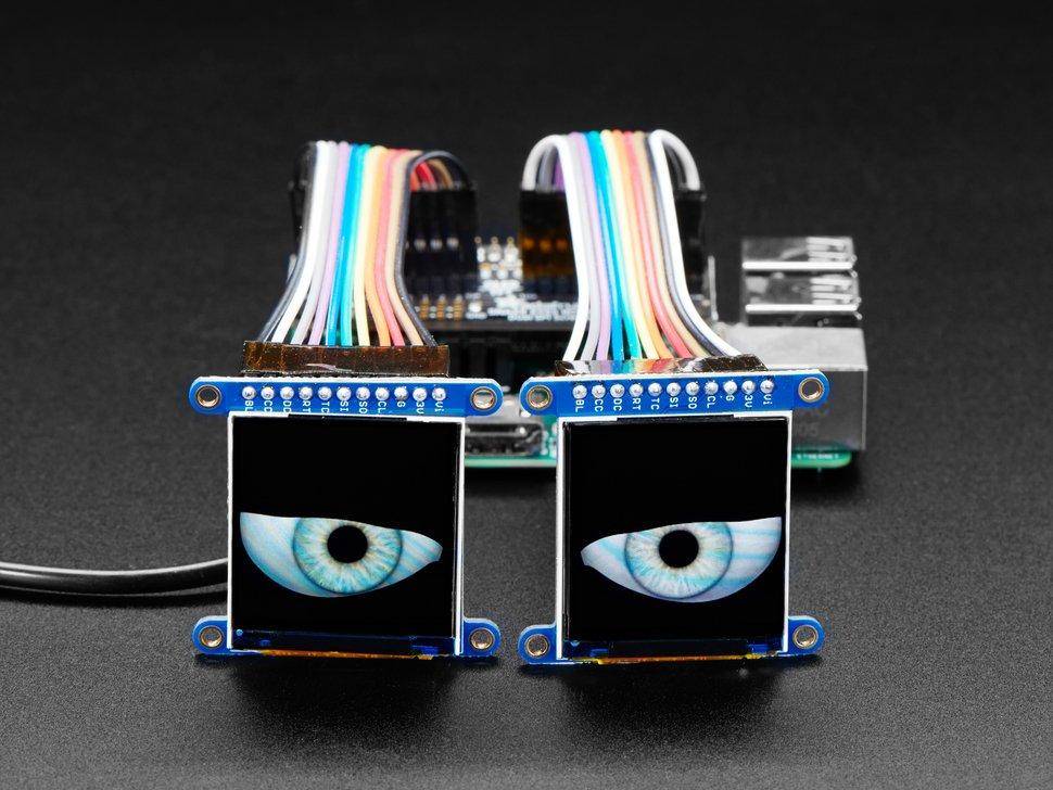 Adafruit Animierte Augen Bonnet für Raspberry Pi, Kit