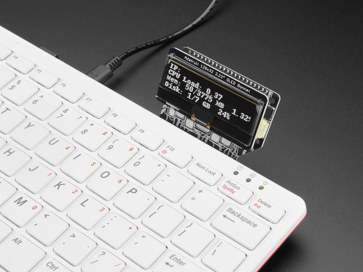 Adafruit CYBERDECK Bonnet für Raspberry Pi 400