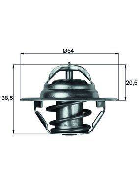 Mahle TX383D Thermostat, Kühlmittel