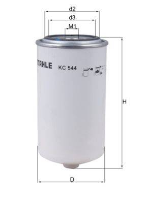 Mahle KC544 Kraftstofffilter