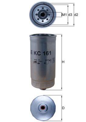Mahle KC161 Kraftstofffilter