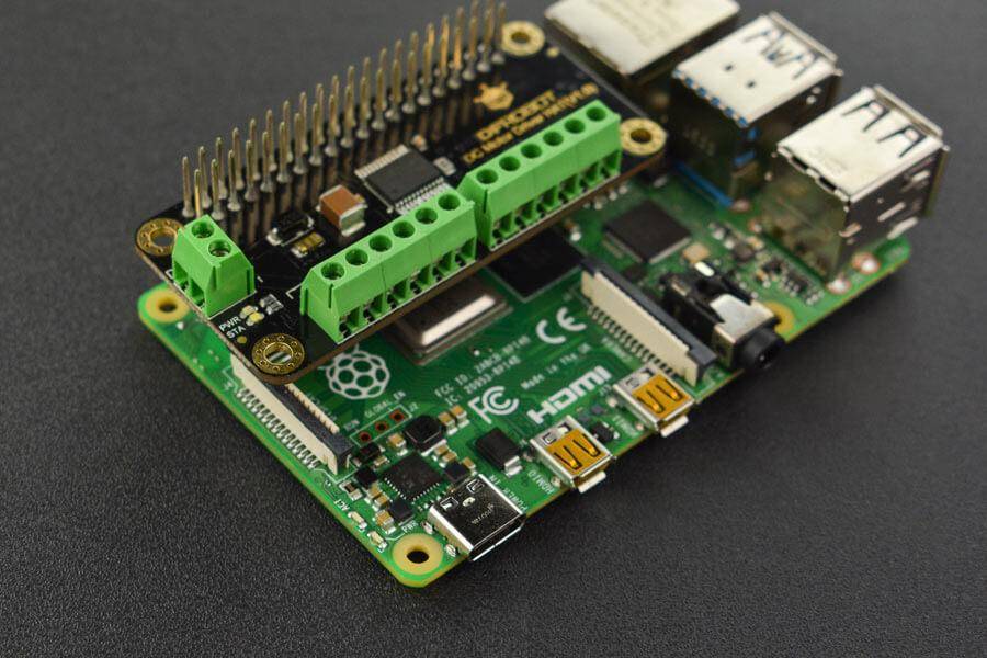 DFRobot DC Motortreiber HAT (V1.0) für Raspberry Pi