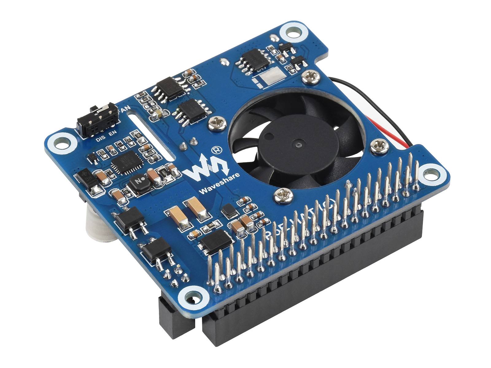 WaveShare PoE HAT (C) for Raspberry Pi 3B+/4B, 802.3af/at-compliant