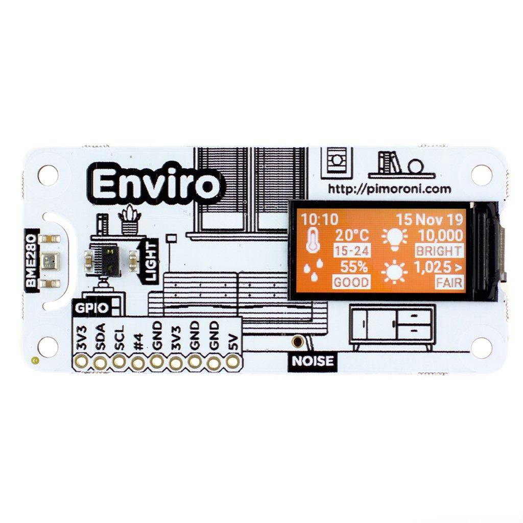 Enviro pHAT für Raspberry Pi