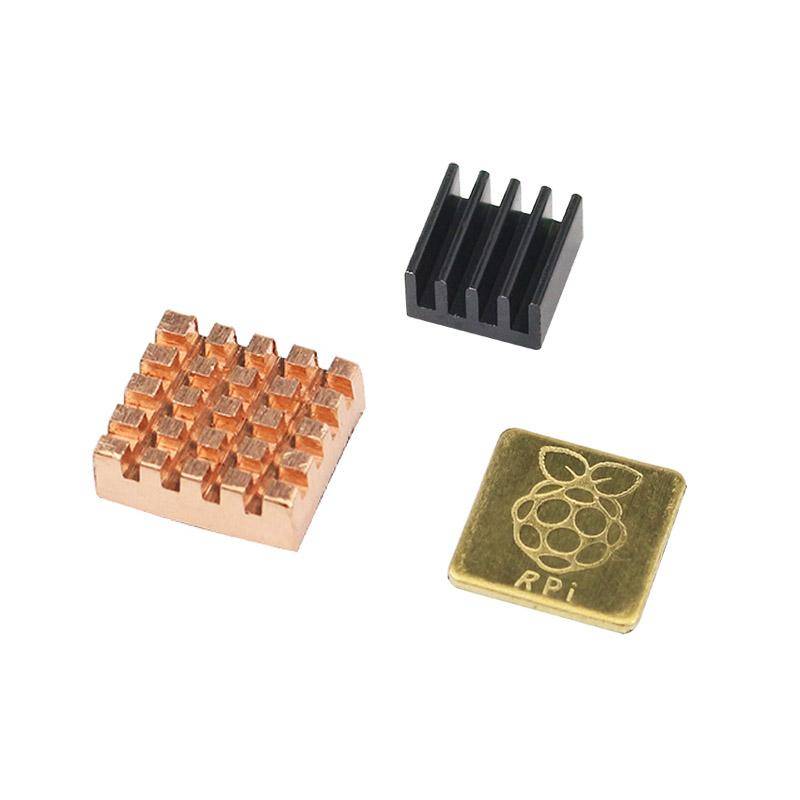 3 teiliges Premium Kühlkörper Set für Raspberry Pi 2 & 3