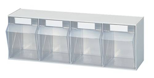 Lockweiler Plastic Werke GmbH Klarsichtmagazin H207xB600xT172mm 4 x D Ku.weiß LOCKWEILER 1500413