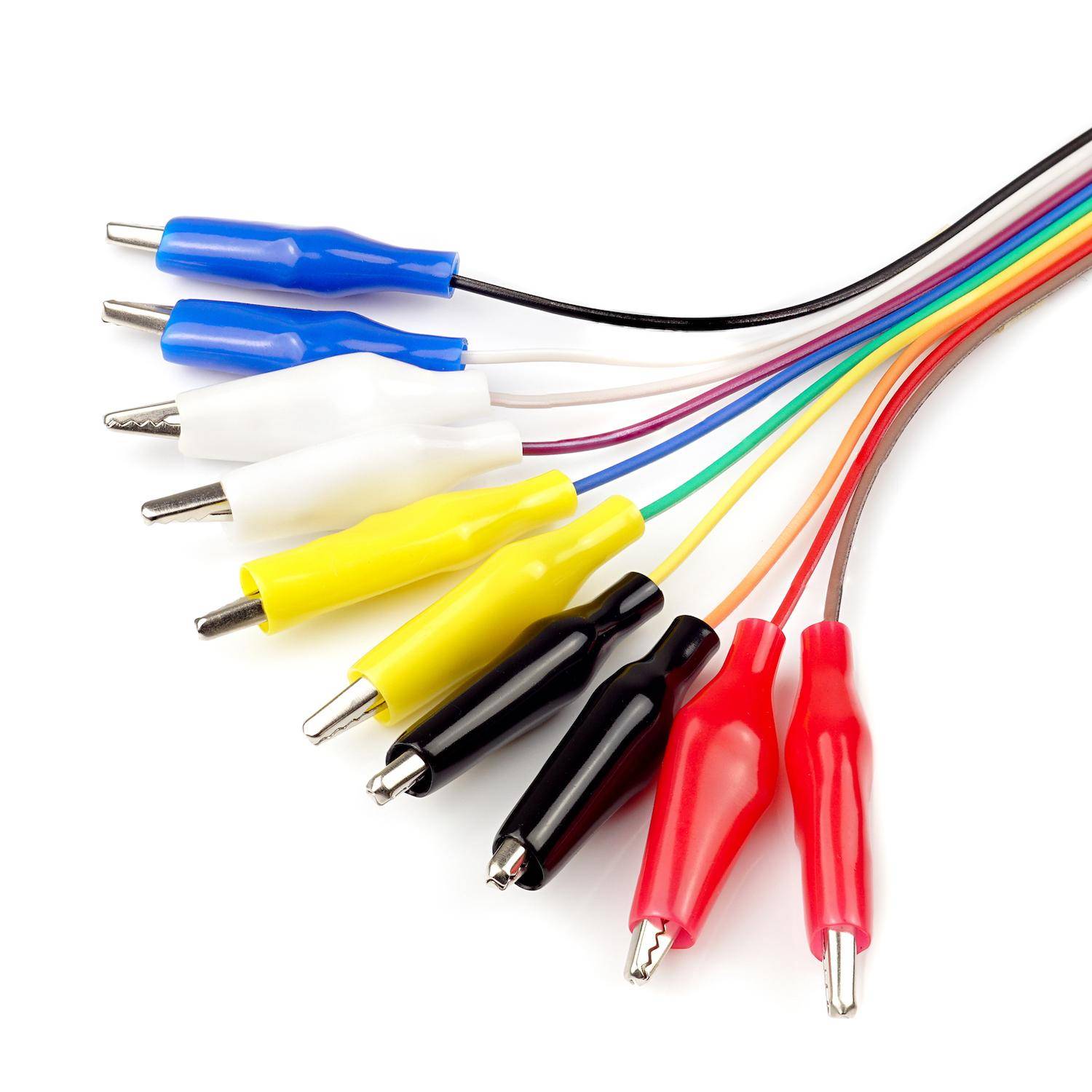 10pin Jumper / Dupont Kabel Female - Krokodilklemme trennbar 20cm