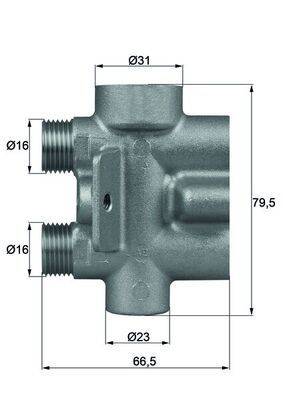 Mahle TO975 Thermostat, Ölkühlung