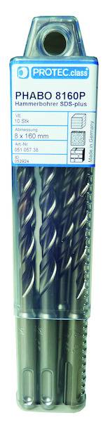 PHABO8160P SDS plus 8,0 x 160 10erpack