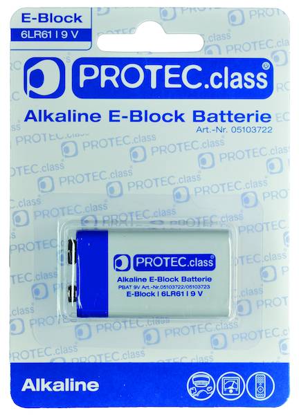 PBAT 9V Block Alkali 1er Blister
