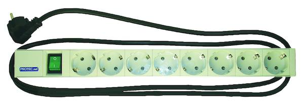 PSSLS 19Zoll Steckdosenleiste 8 Schalter