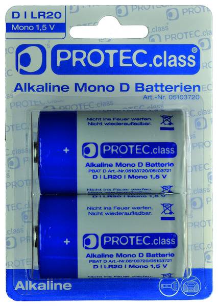 PBAT D Mono Batterien 2er Blister