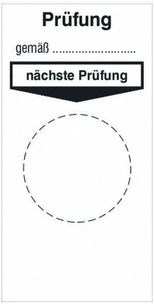 PPGP 50St Grundplakette Prüfung gemäß...