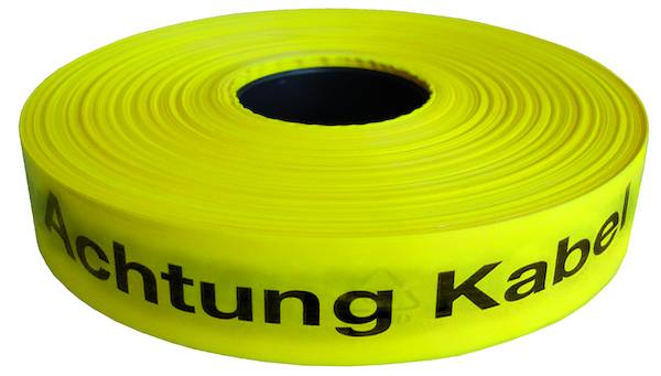 PTWB1 Trassenwarnband Achtung Kabel 250M