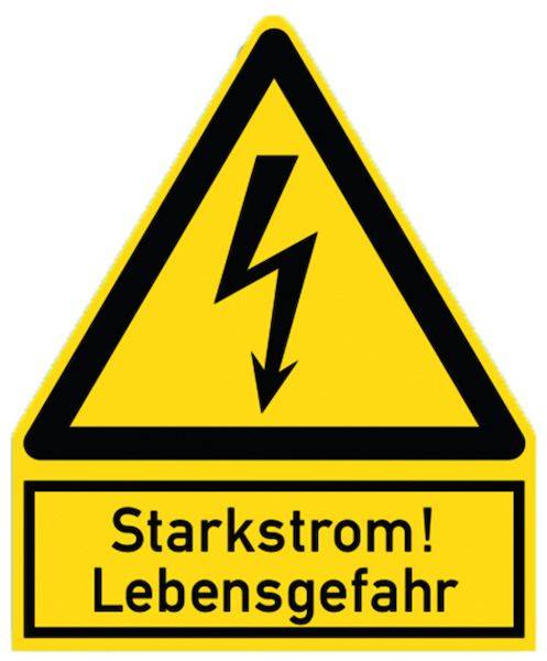 PWZSS Warnzeichen Starkstrom Lebens