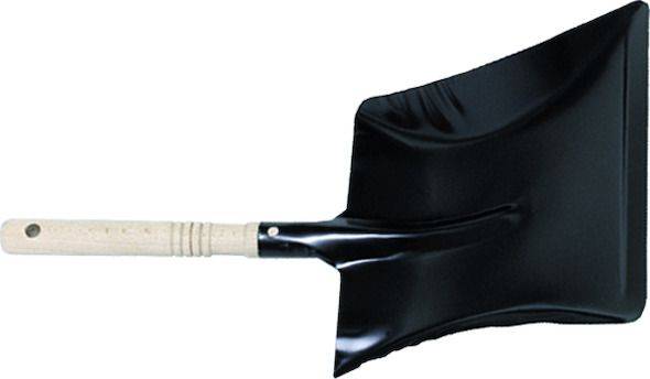 PKSM Kehrschaufel Metall, Holzgriff