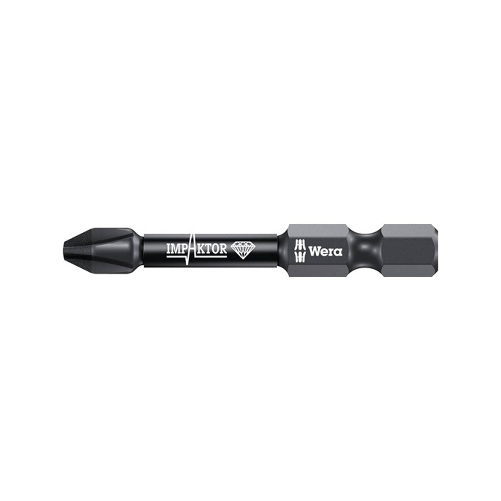 Wera 5x Bit 851/4 IMP DC PH3 Länge 50 mm 1/4" E6,3 Impaktor DC - 5157657001