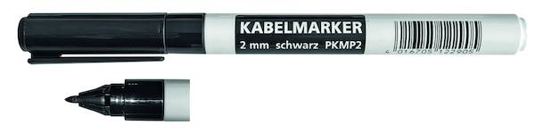 PKMP2 Kabelmarker 2 mm Schwarz