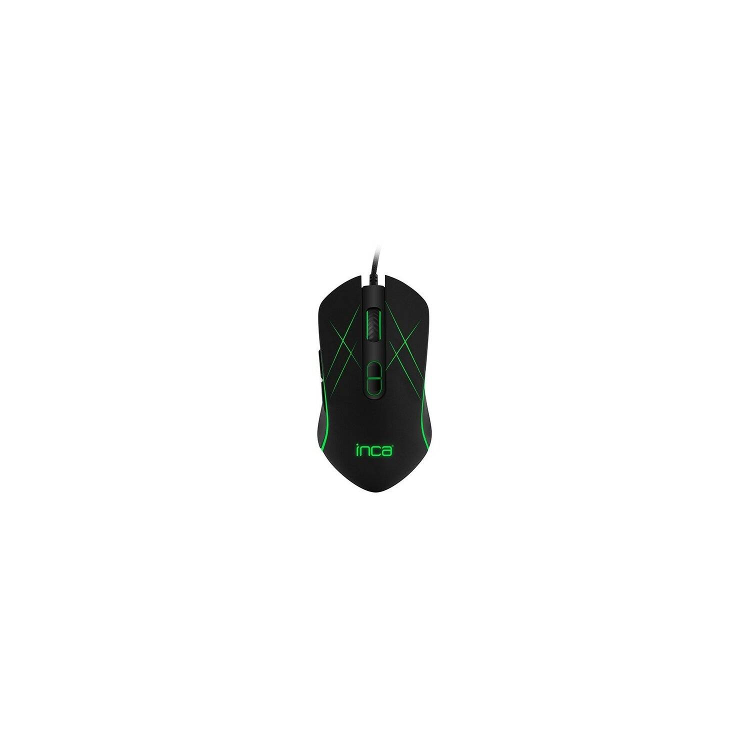 INCA Gaming Maus IMG-GT12 3200 DPI, RGB, 7 Tasten, USB schwarz