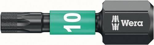 10x Wera Bit IMPAKTOR DC T10 Länge 25 mm 1/4" C6,3 - 5157628001