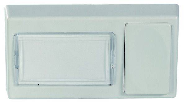 PKPUB2 Klingelplatte unbeleuchtet weiß