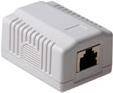 ACT Surface mounted box shielded 1 ports CAT5E