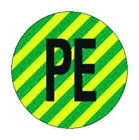 PLKZPE 20St Leiterkennz. Schutzleiter PE