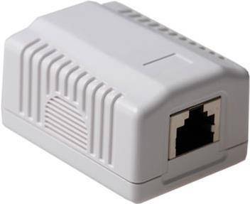 ACT Surface mounted box shielded 1 ports CAT6A