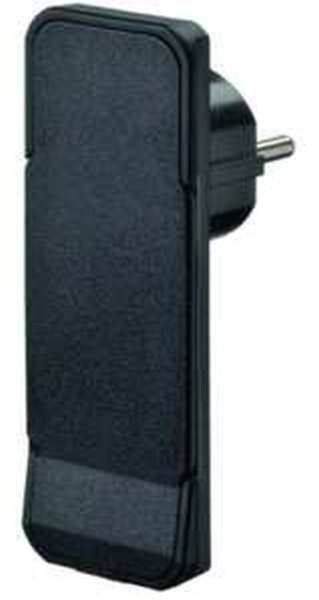 PSFSS Schutzkontakt-Flachstecker schwarz