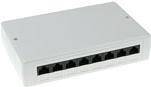 ACT Surface mounted box unshielded 8 ports CAT5E