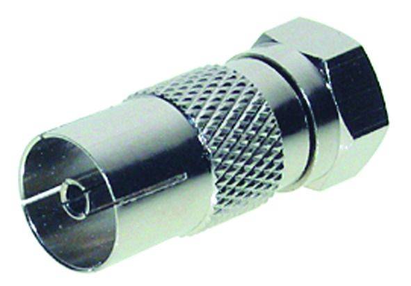 PIEC1 10 IEC-Buchse / F-Stecker VE10