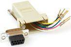 ACT Modular Adapter D-sub/RJ-12 09-Sub-D RJ-45 Grau Kabelschnittstellen-/adapter (TD09M8)