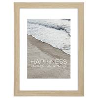 Hama Waves, Glas, MDF-Platten, Eiche, Einzelbilderrahmen, Wand, 20 x 28 cm, Rechteckig