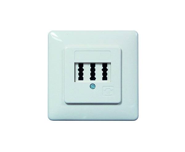 PTAE Telefondose UP 2x6/6NF/F rw