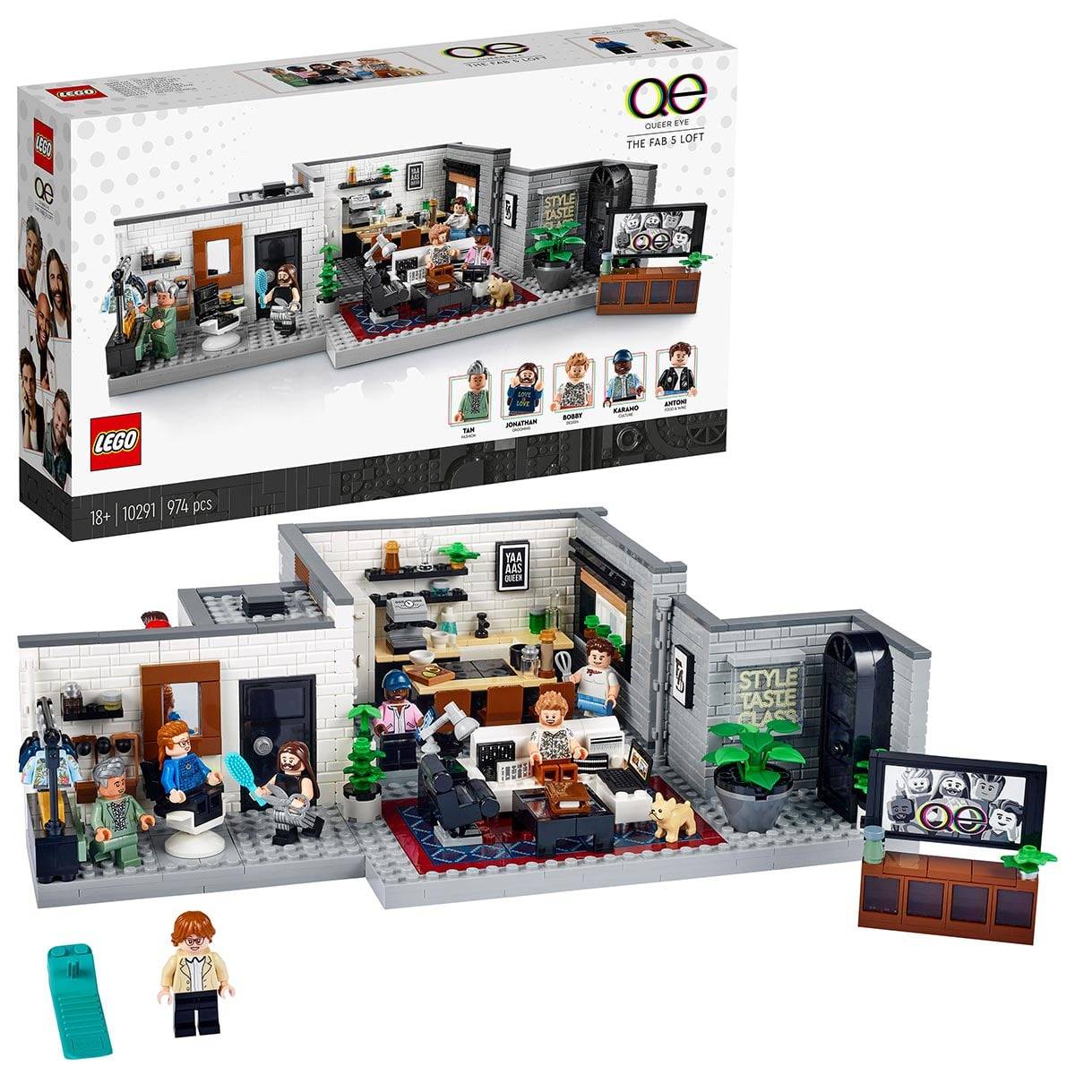LEGO Creator Expert - Queer Eye - Das Loft der Fab 5 (10291)