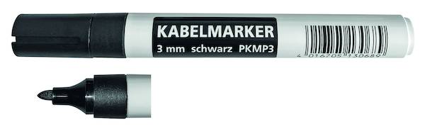 PKMP3 Kabelmarker 3mm Schwarz
