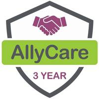 AllyCare 3-Jahres-Garantie-Abzeichen mit einem Handschlag-Symbol in einem Schild.