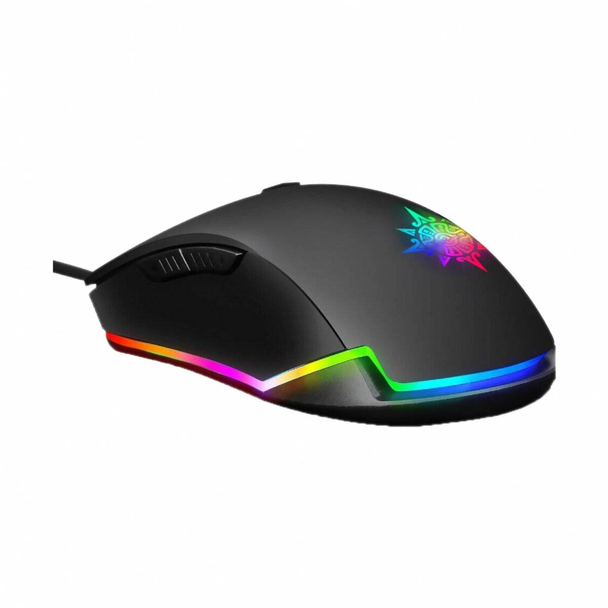 INCA IMG-327 PRO Optisch Gaming Maus 4800 DPI RGB-Logo-Effekt schwarz