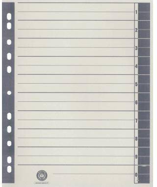 Trennblatt RC Karton 9541109100 A4 chamois/grau 100 St./Pack.