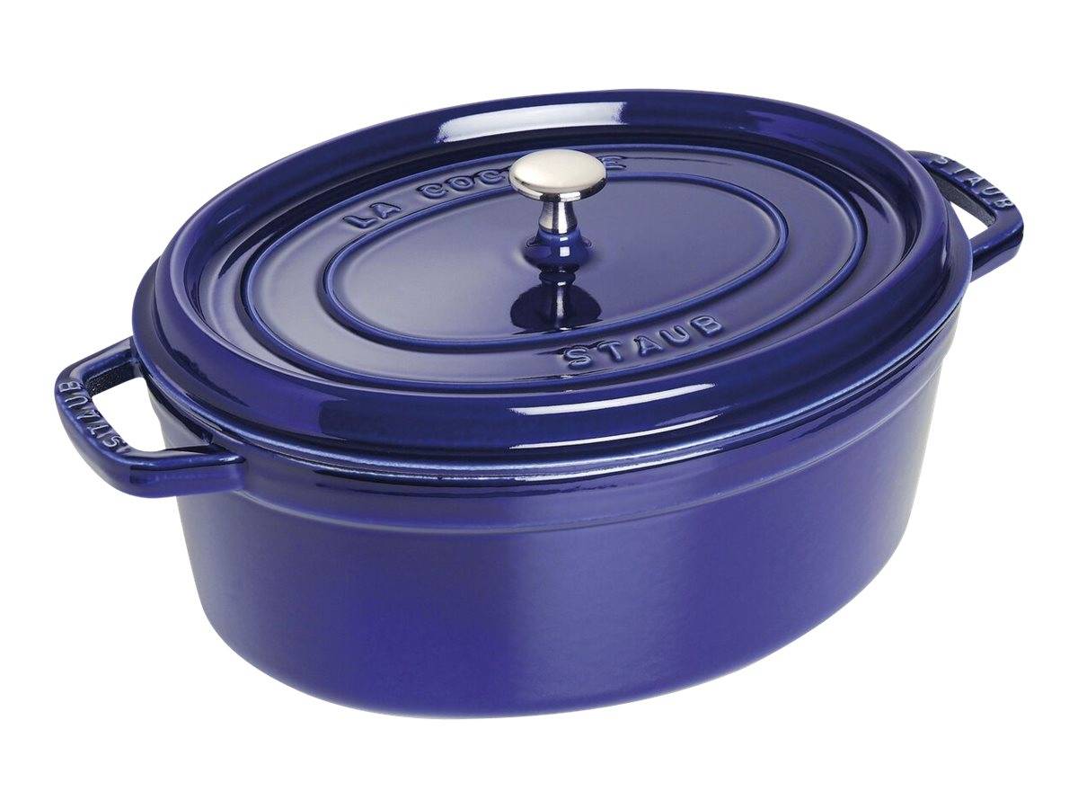 STAUB - Cocotte mit Deckel - 31 cm - 5.5 L - oval - dunkelblau